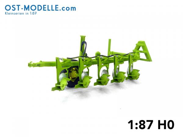 Aufsattelbeetpflug Fortschritt B551 Transportstellung grün neu